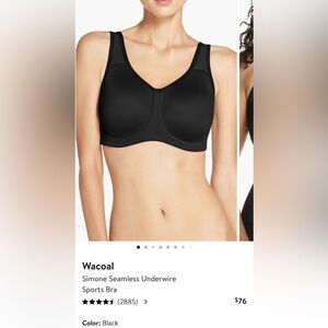 Nordstrom Wacoal Simone Seamless Underwire Sports Bra, 38 DD